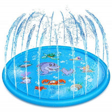 Load image into Gallery viewer, 170cm Summer Children's Baby Play Water Mat Games Beach Pad Lawn Inflatable Spray Water Cushion Toys Outdoor Tub Swiming Pool